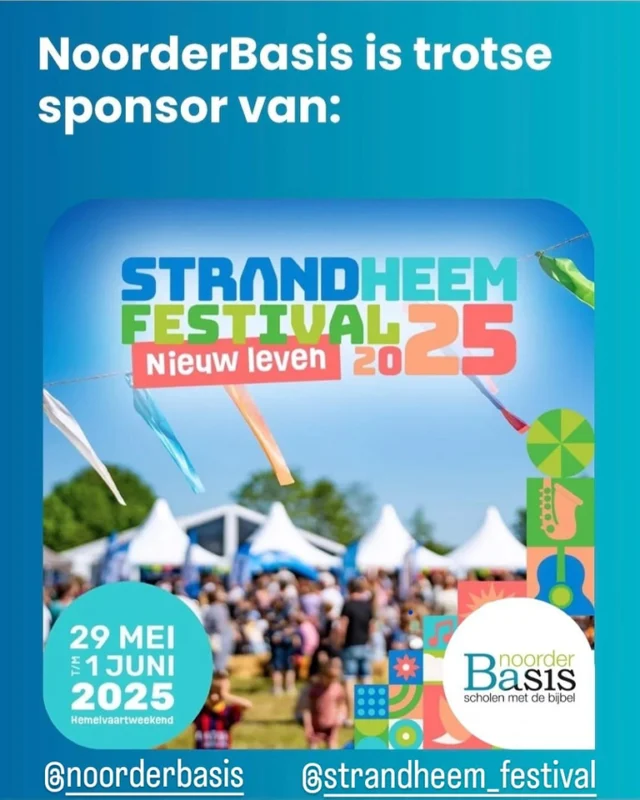 Ben jij er ook bij?#Strandheem #StrandheemFestival #NoorderBasis #Kidspraise