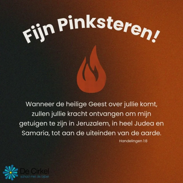 Fijn Pinksterweekend!"Daar waar de Geest van de Heer is, daar is vrijheid."2 Korintiërs 3:17#Pinksteren #Pinksterweekend #Basisschool #DeCirkel #Assen #NoorderBasis #ScholenmetdeBijbel