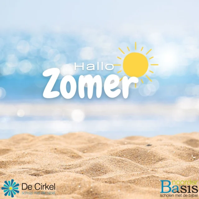 Wij wensen u allemaal een fijne zomervakantie toe!Vanaf maandag 25 augustus zijn wij weer open.Fijne vakantie!#zomervakantie #basisschool #DeCirkel #Assen #NoorderBasis #ScholenmetdeBijbel